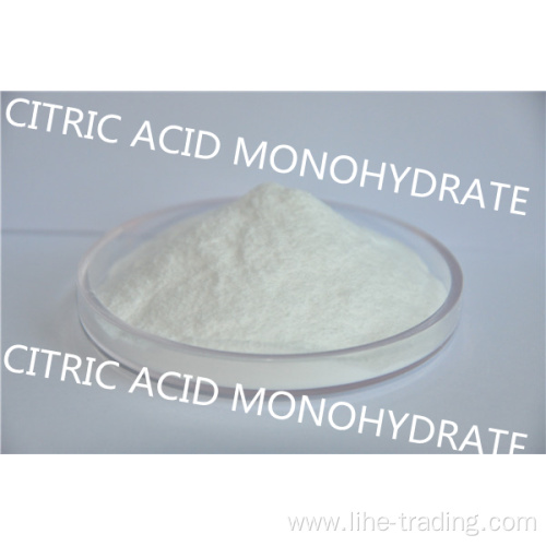 Monohidrato de ácido cítrico aditivo alimentario